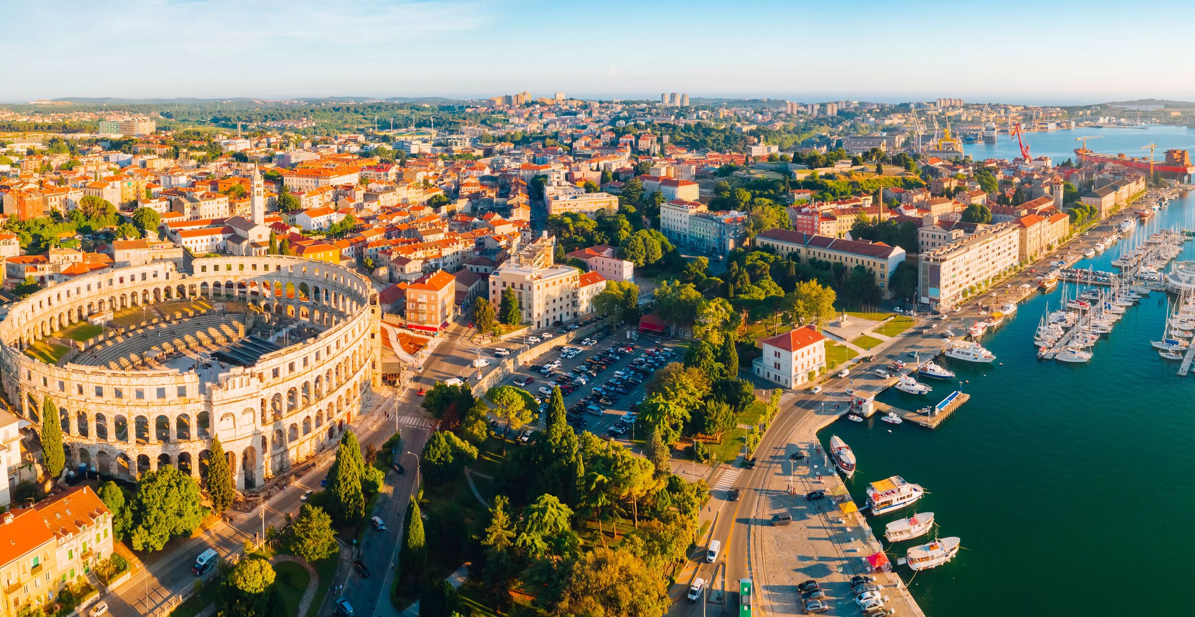 Flyreiser til Pula, Istria